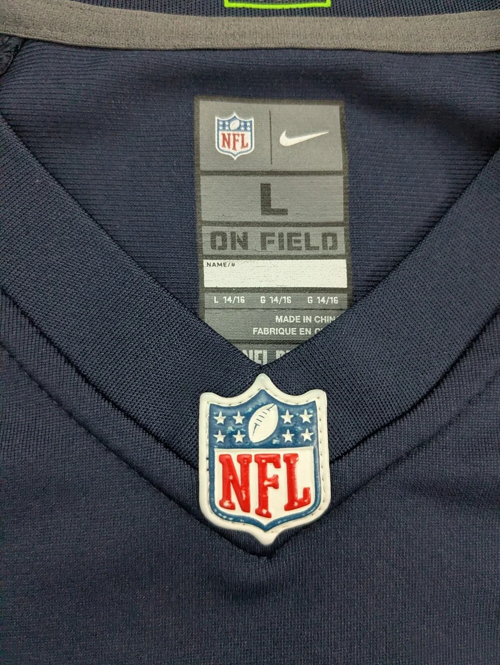 Nike Seattle Seahawks #3 Wilson NFL Jersey  L